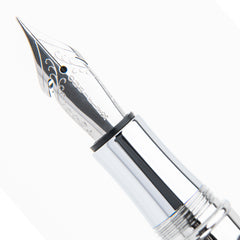 עט נובע Conklin Endura Deco Crest - שחור כרום Black Chrome
