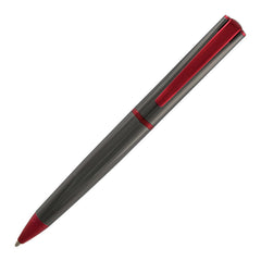 עט כדורי Monteverde Impressa - אפור מתכת אקדח עם גימור אדום Gunmetal with Red Trim