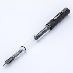 Monteverde MP1 Matte Carbon Fiber – עט נובע עם מכסה מסיבי פחם בגימור מט