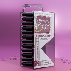 דיו שחור Black Cherry מחסניות (12 באריזה בקופסה שקופה)
