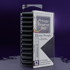 דיו סגול Ebony Purple מחסניות (12 באריזה)