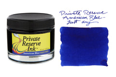 דיו Private Reserve כחול American Blue Fast Dry בקבוק 60ml