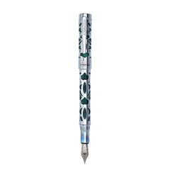 Conklin Endura Deco Crest Forest Green Chrome עט נובע פתוח
