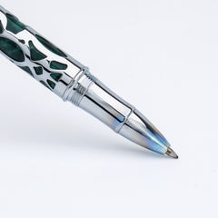 Conklin Endura Deco Crest Forest Green Chrome חוד רולר