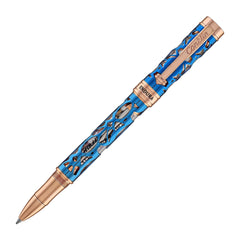 עט רולר Conklin Endura Deco Crest - כחול דמו Demo Blue