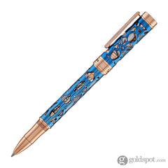 עט רולר Conklin Endura Deco Crest - כחול דמו Demo Blue