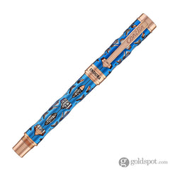 עט רולר Conklin Endura Deco Crest - כחול דמו Demo Blue