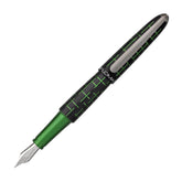עט נובע Diplomat Elox Matrix - שחור וירוק טבעתי Ring Black & Green