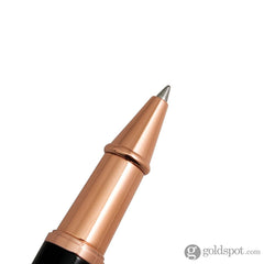 עט רולר Monteverde Impressa - שחור Black with Rose Gold Trim