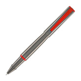 עט רולר Monteverde Impressa - אפור כהה עם גימור אדום Gunmetal with Red Trim