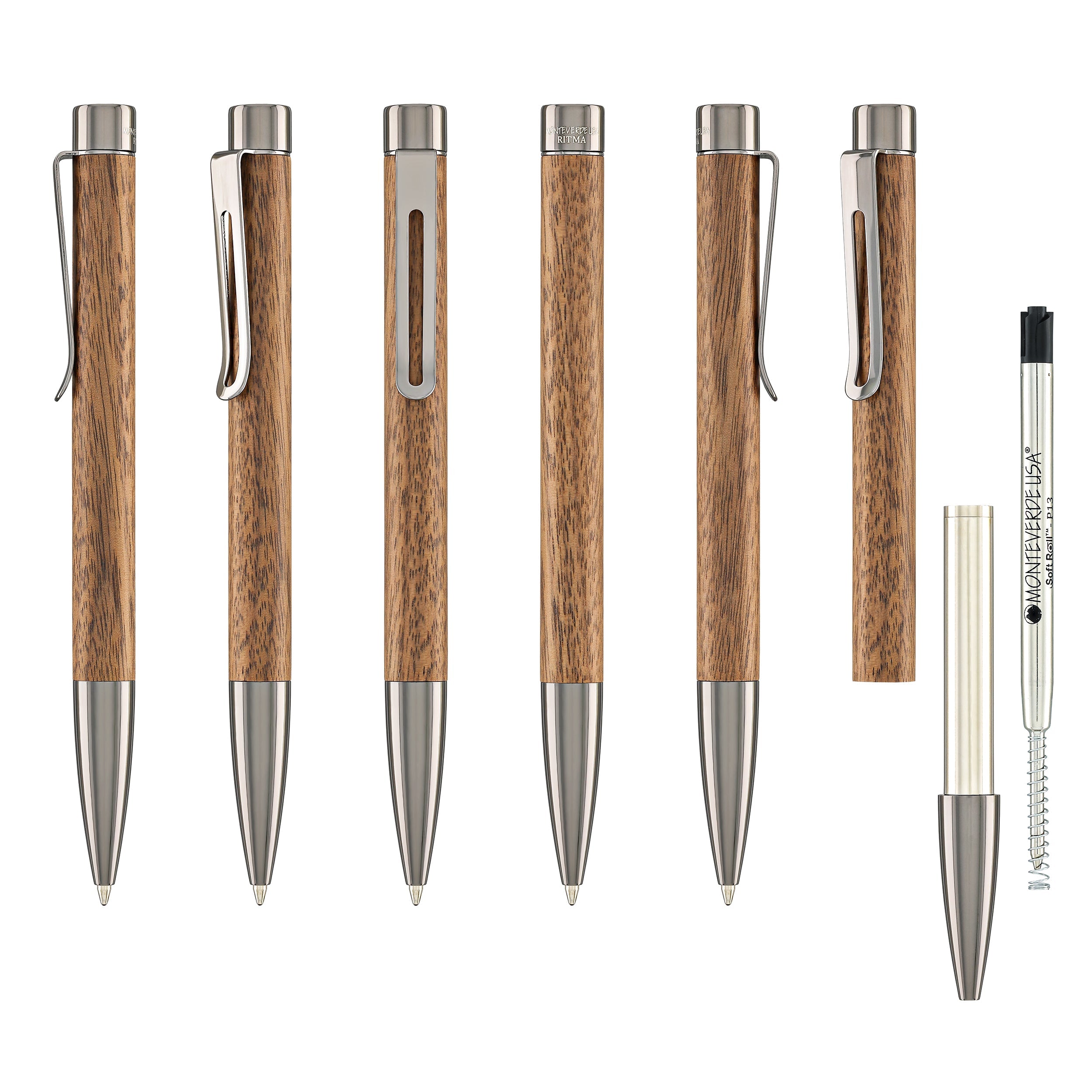 עט כדורי Monteverde Ritma - אגוז Walnut