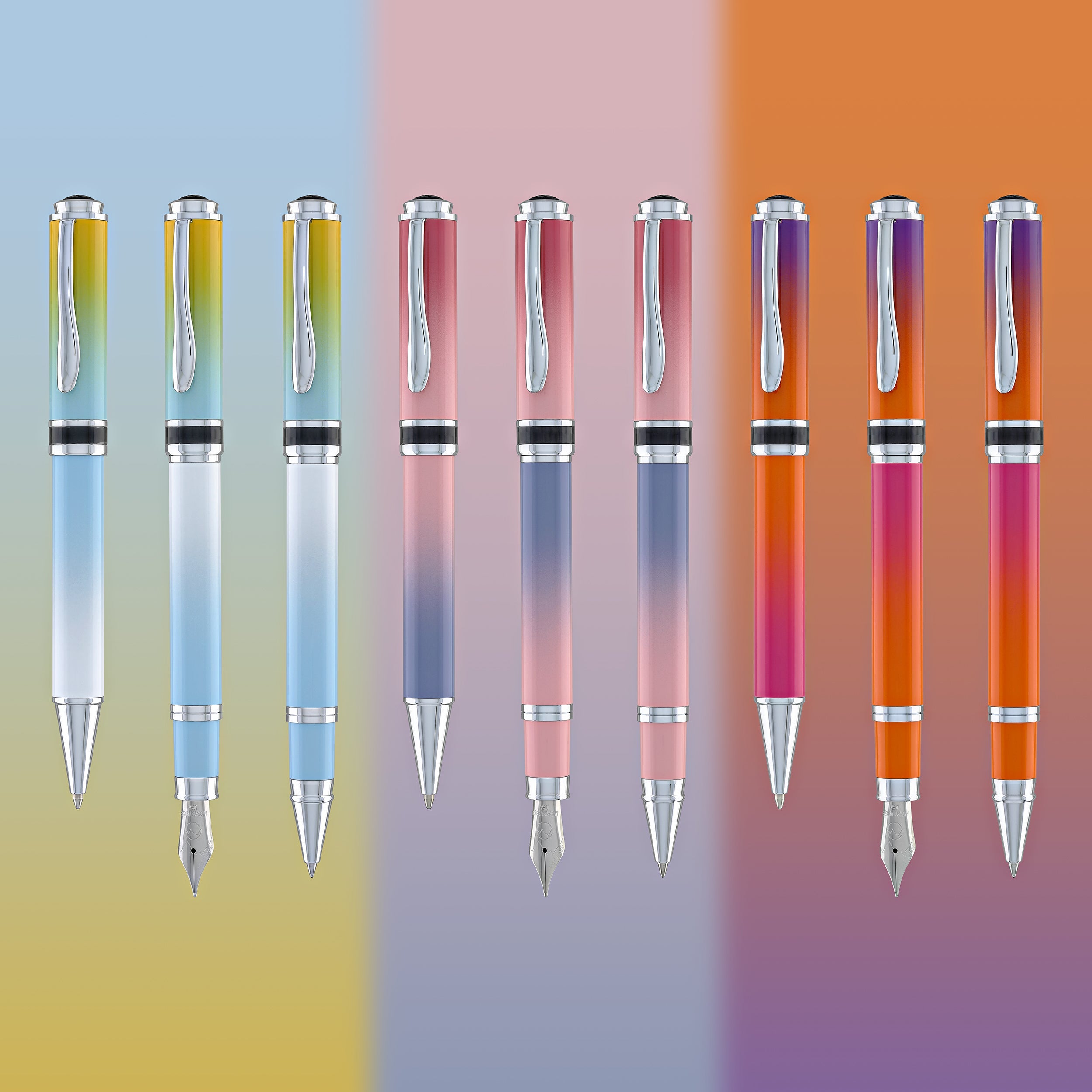 עט כדורי Monteverde Innova Ombre Fusion - אושר Bliss