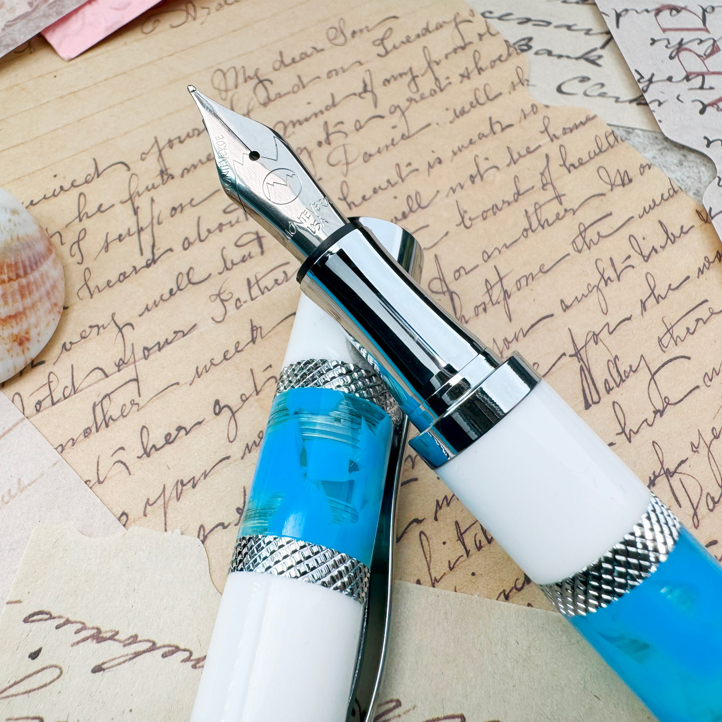 עט נובע Monteverde Regatta - כחול Santorini Blue