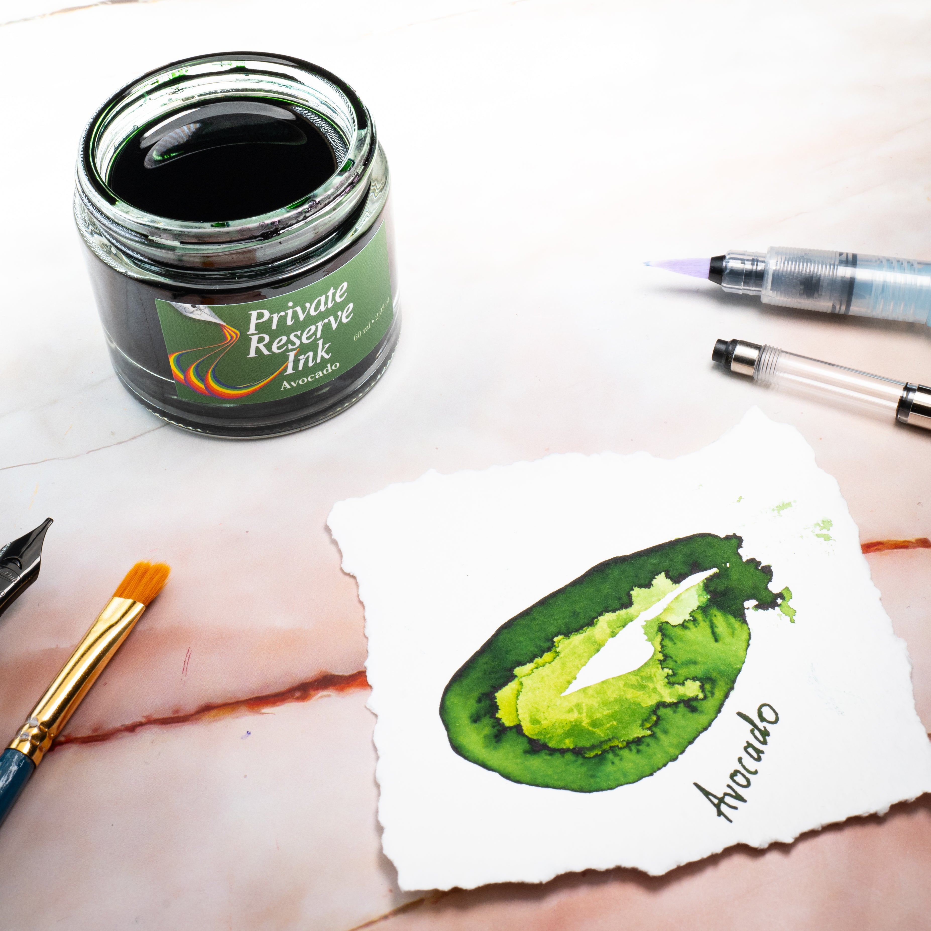 דיו Avocado ירוק Avocado מחסניות (12 יח' קופסה שקופה)