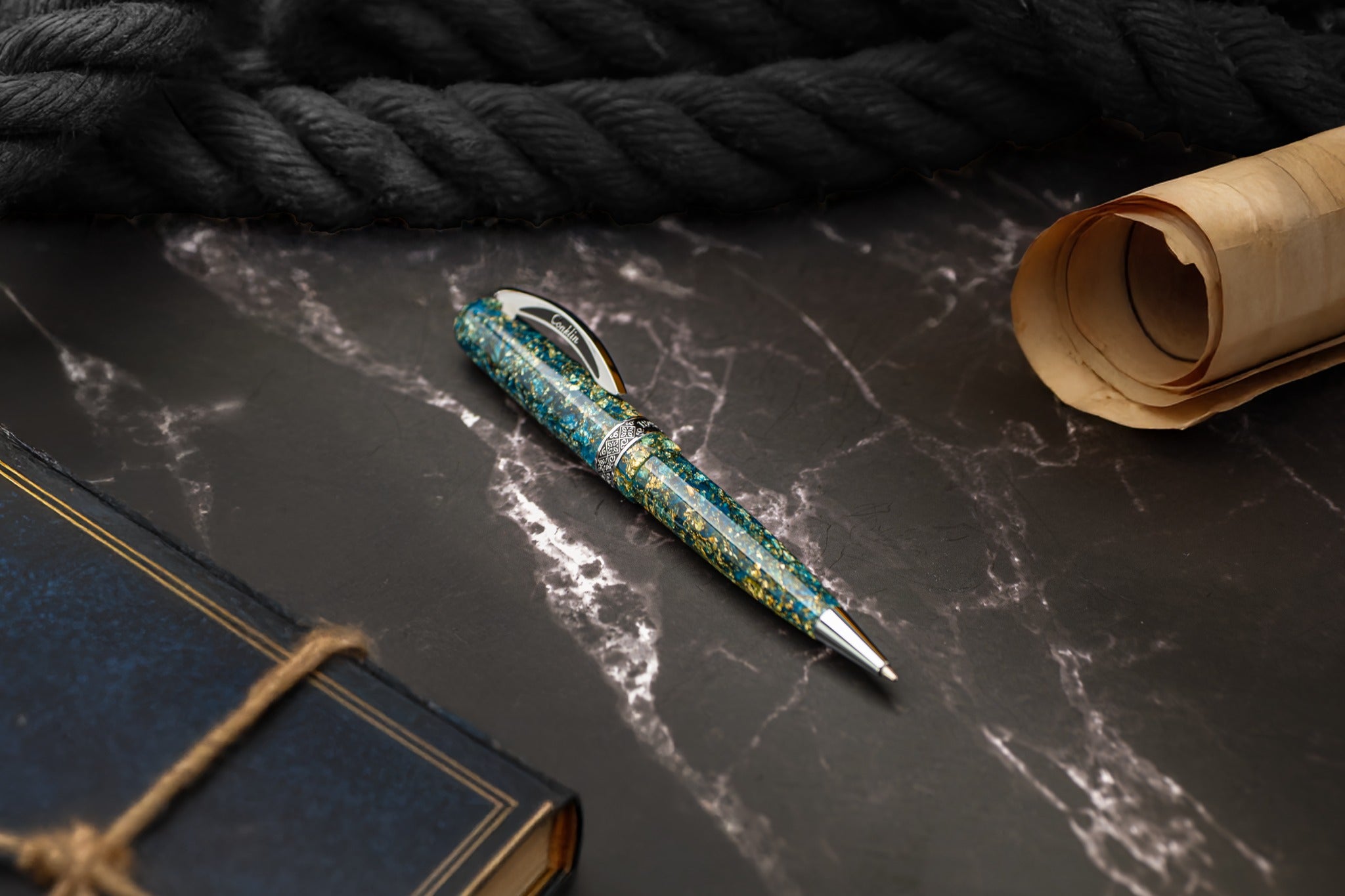 עט כדורי Conklin Solaris - Blue - תמונה 6