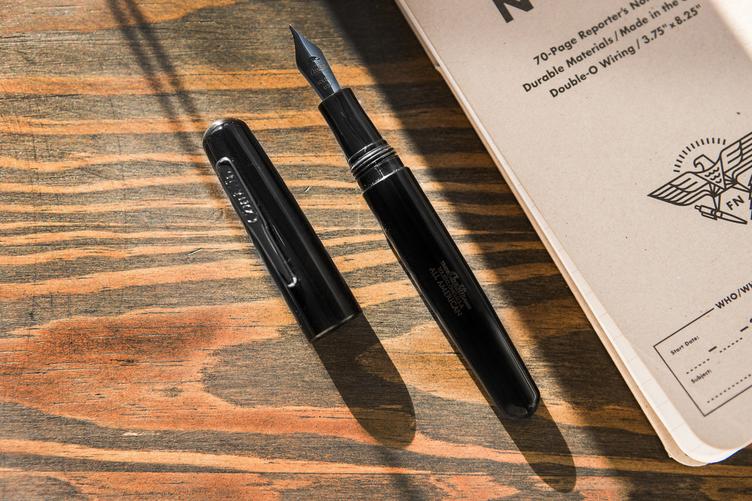 עט נובע Conklin All American - שחור Raven Black
