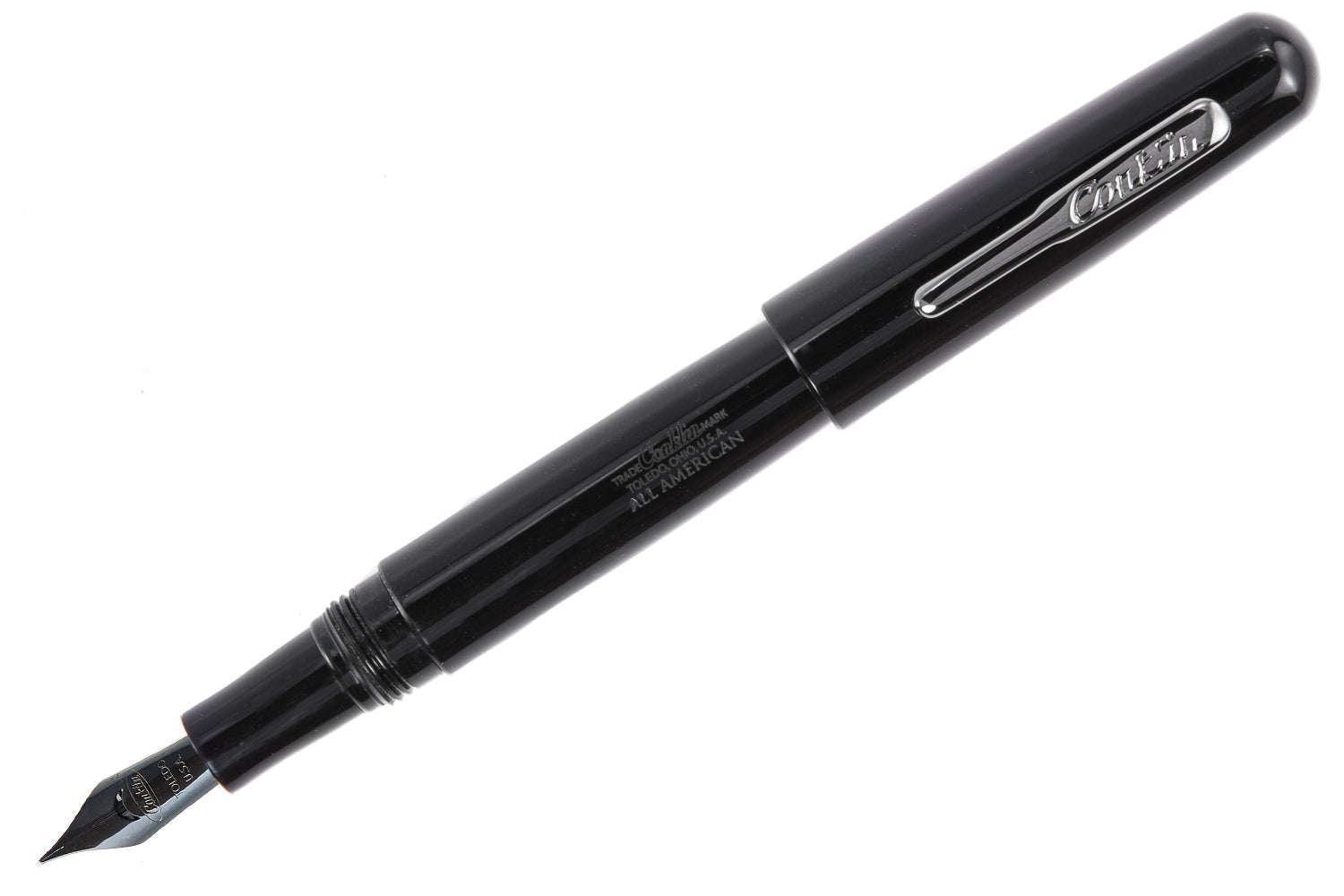 עט נובע Conklin All American - שחור Raven Black