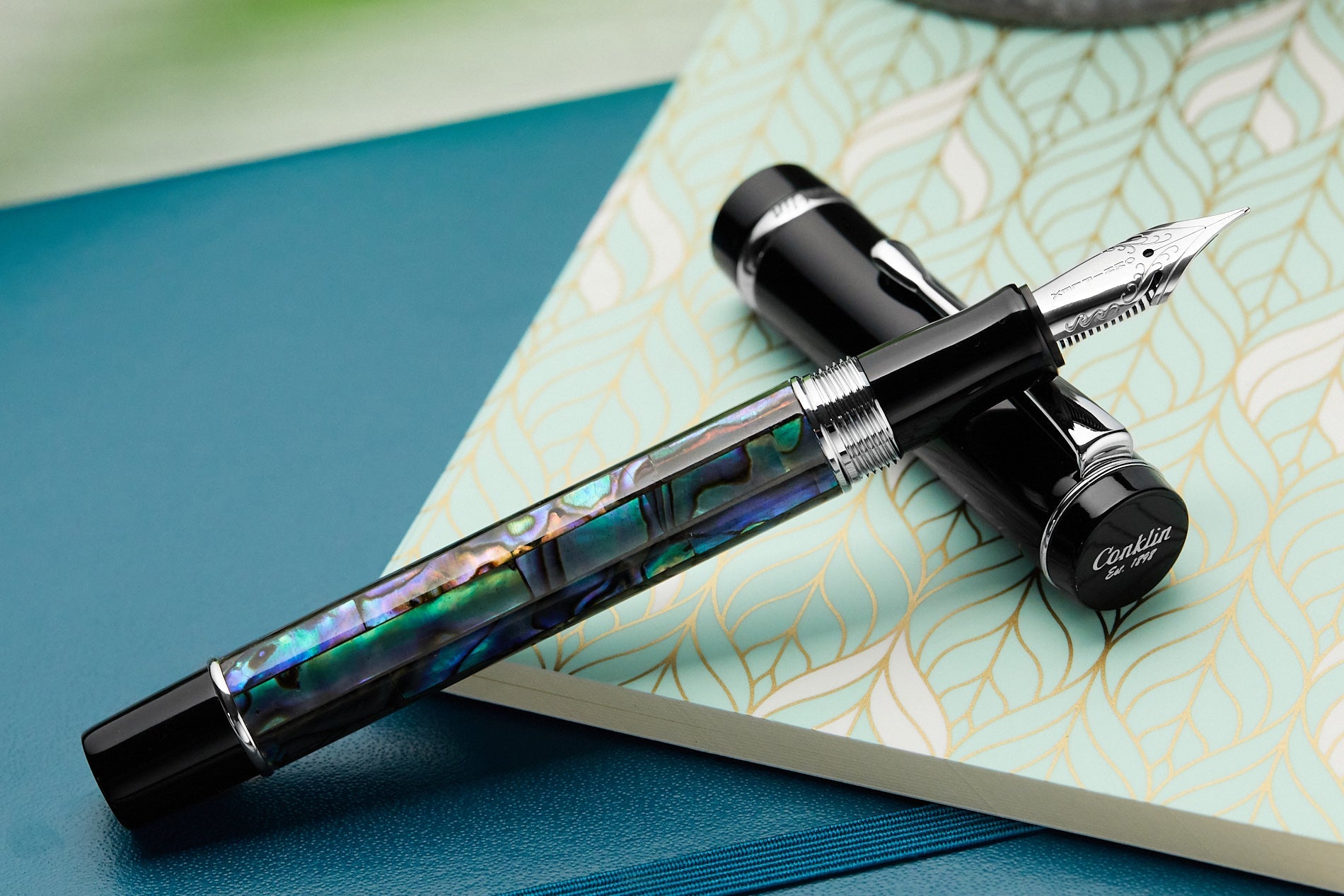 עט נובע Conklin Duragraph - לילות אבלון Abalone Nights