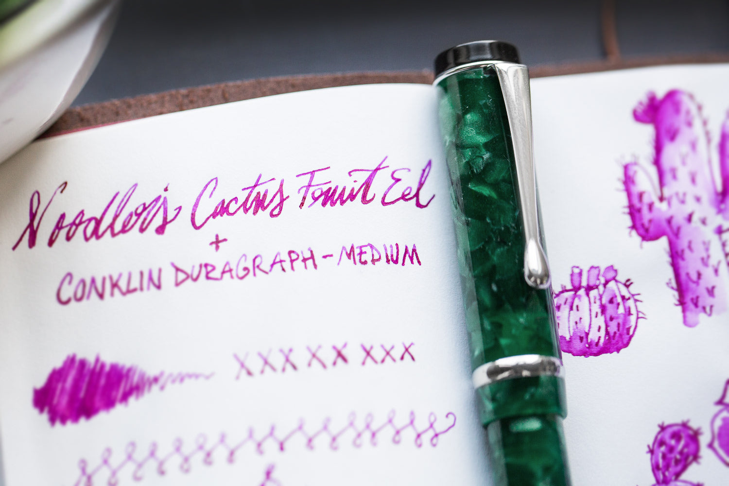 עט נובע Conklin Duragraph - ירוק יער Forest Green
