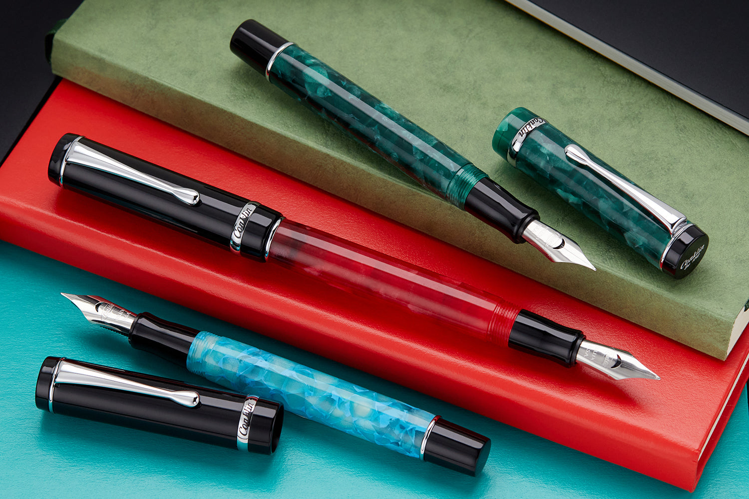 עט נובע Conklin Duragraph - לילות טורקיז Turquoise Nights