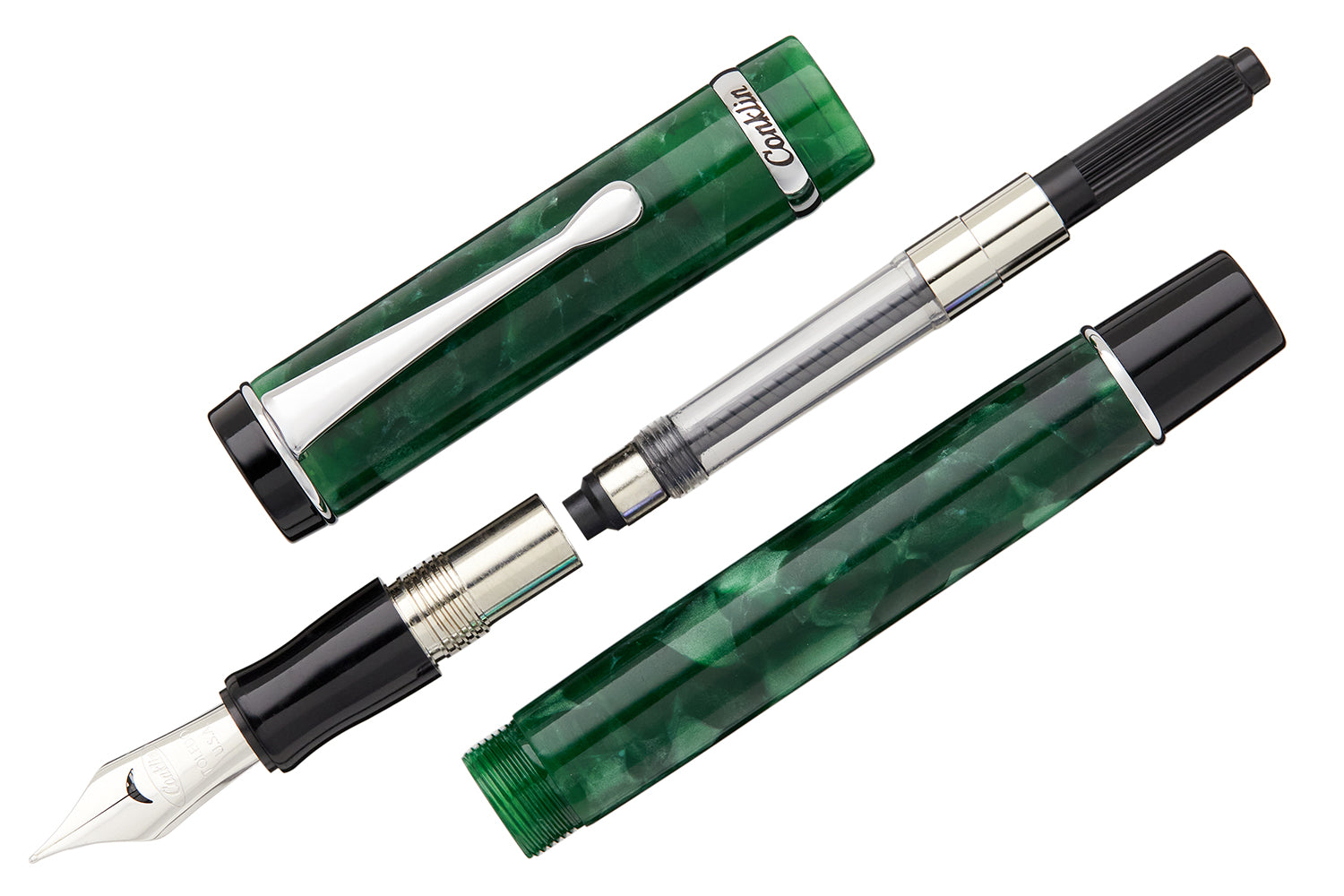 עט נובע Conklin Duragraph - ירוק יער Forest Green