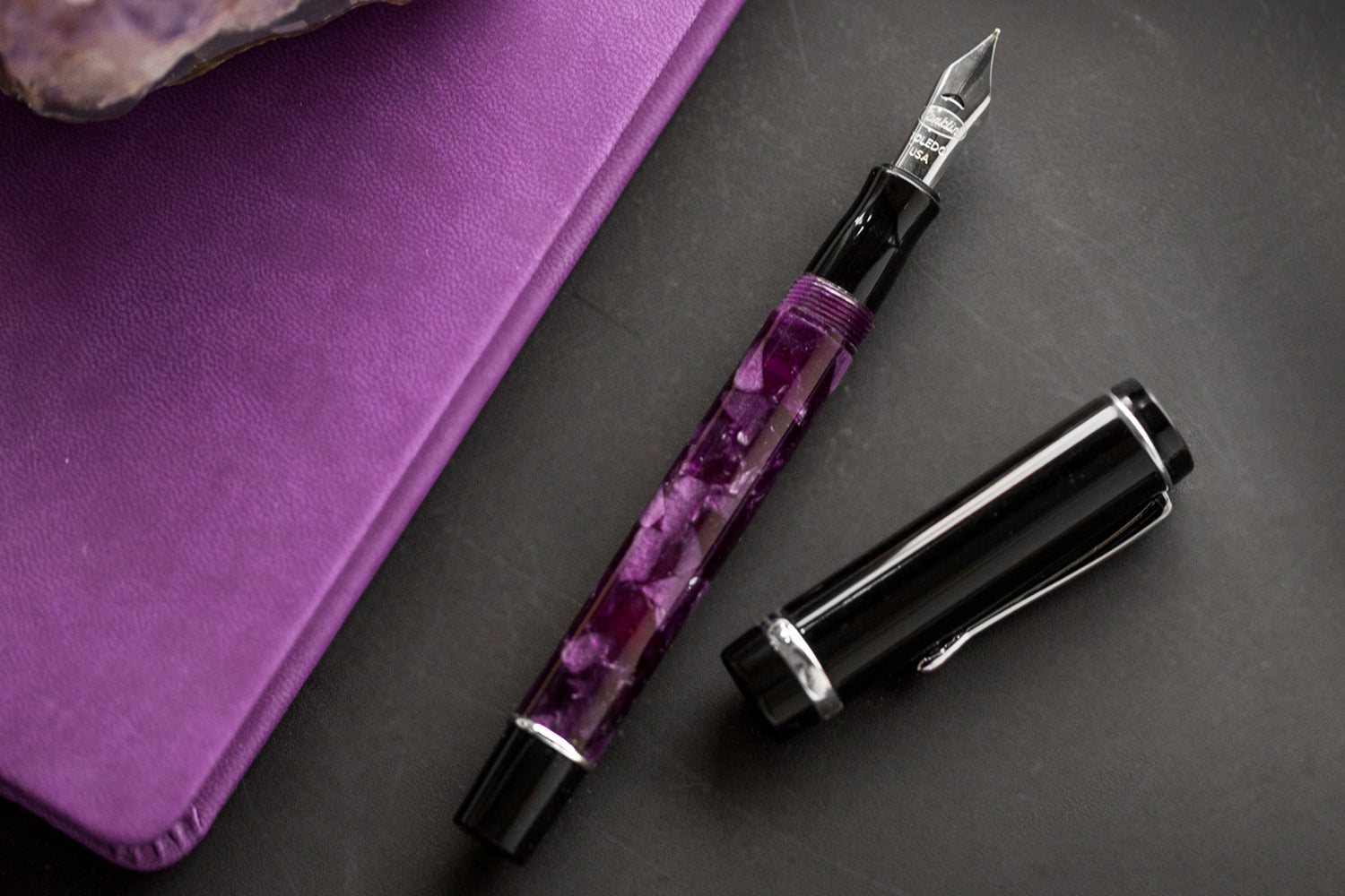עט נובע Conklin Duragraph - לילות סגולים Purple Nights