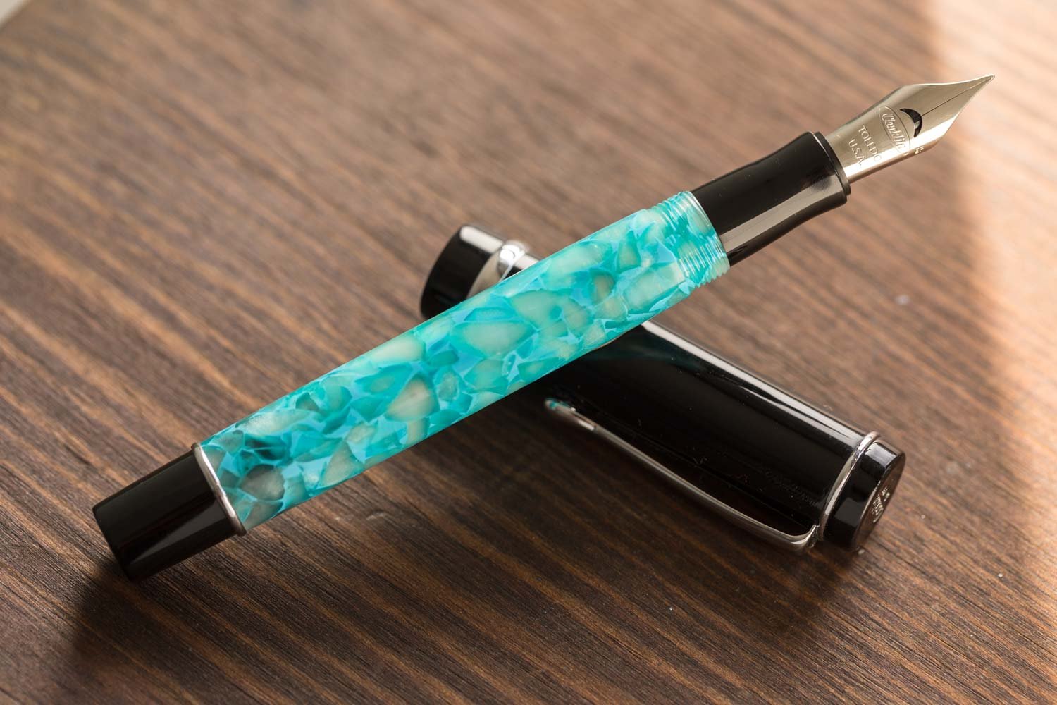 עט נובע Conklin Duragraph - לילות טורקיז Turquoise Nights