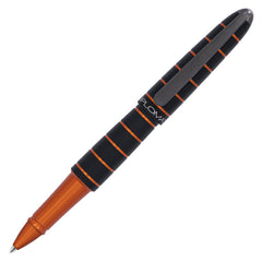 עט רולר Diplomat Elox Ring - שחור/כתום Black/Orange