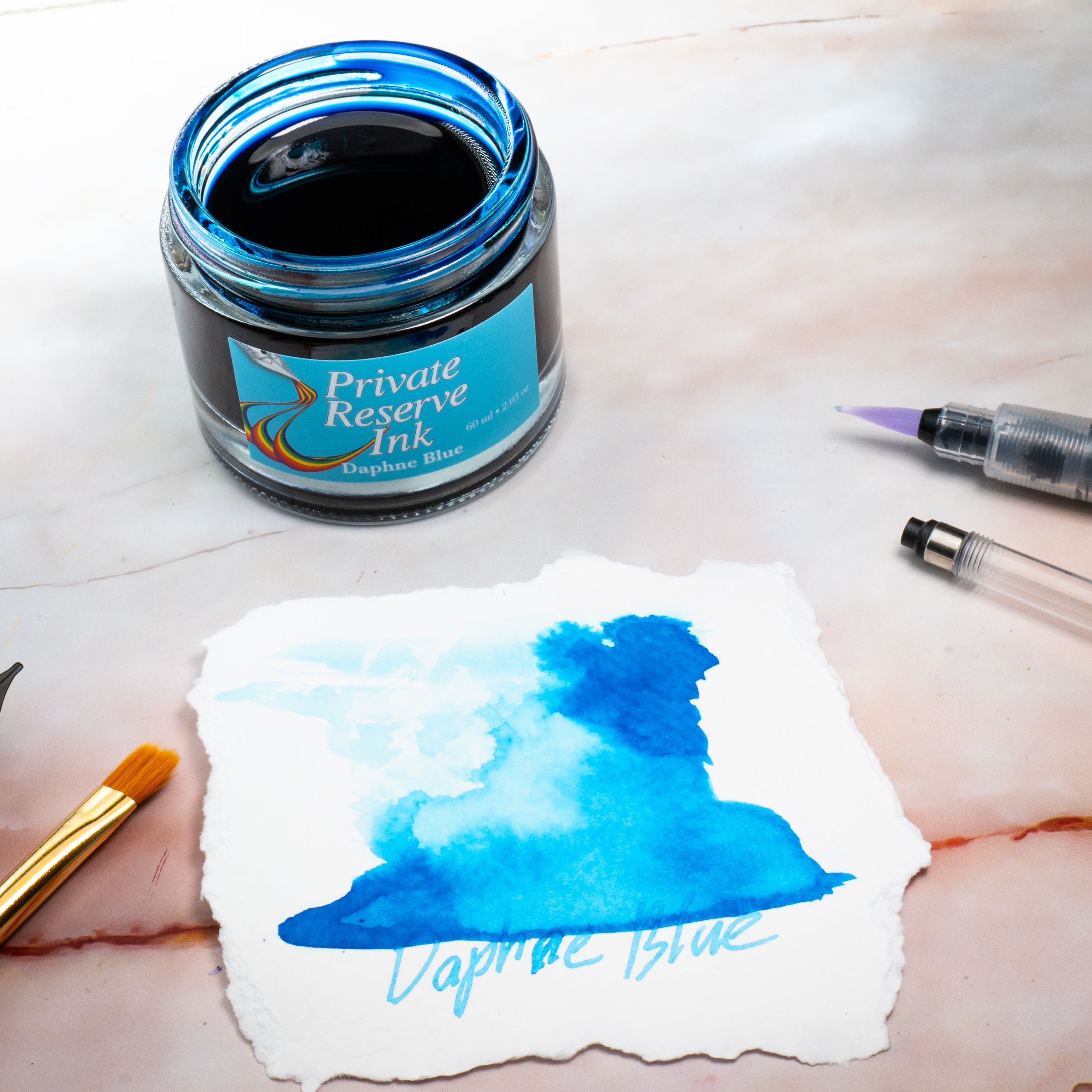 דיו כחול Daphne Blue מחסניות (12 יחידות קופסה שקופה)
