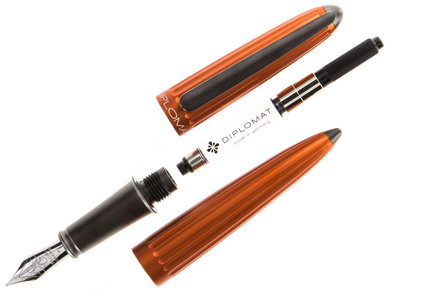 עט נובע Diplomat Aero - כתום Orange
