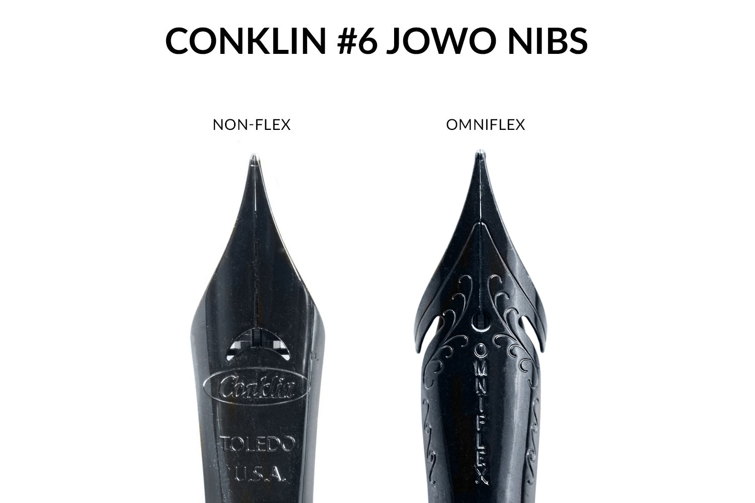 עט נובע Conklin All American - שחור Raven Black