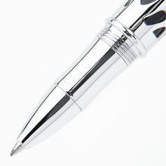 עט רולר Conklin Endura Deco Crest - שחור כרום Black Chrome