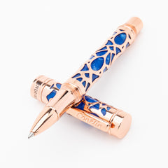 עט רולר Conklin Endura Deco Crest - כחול Blue