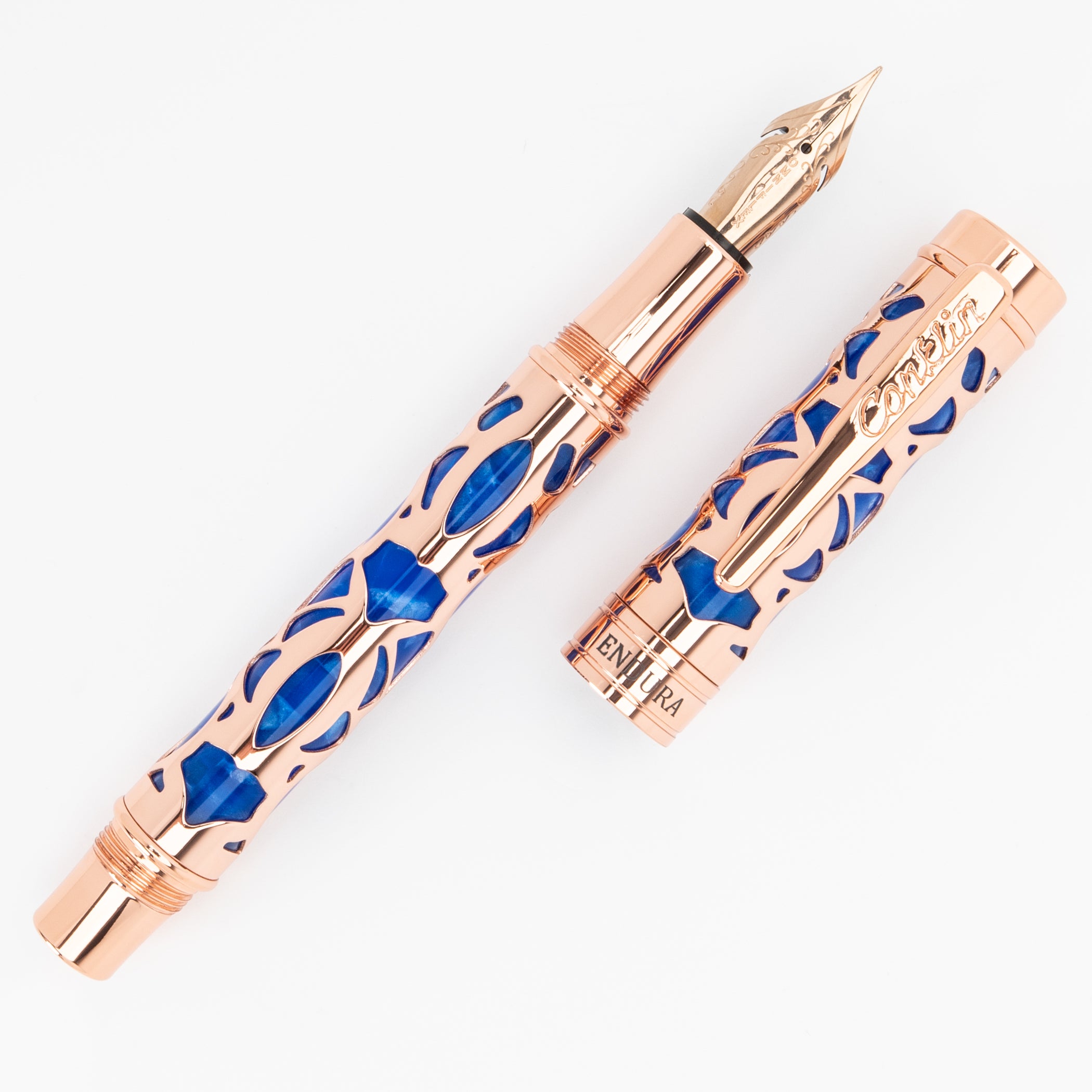 עט נובע Conklin Endura Deco Crest - כחול Blue