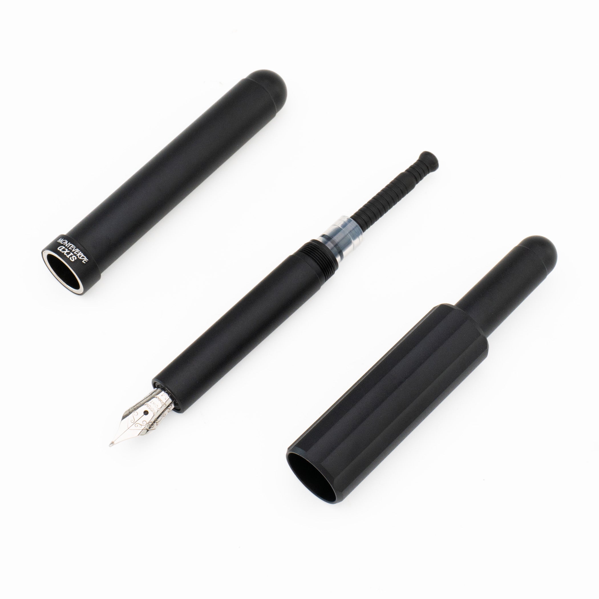 Monteverde USA Axis Fountain Pen Matte Black