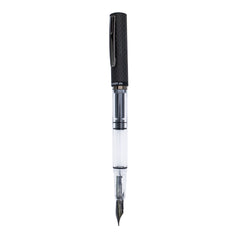 Monteverde MP1 Matte Carbon Fiber – עט נובע עם מכסה מסיבי פחם בגימור מט