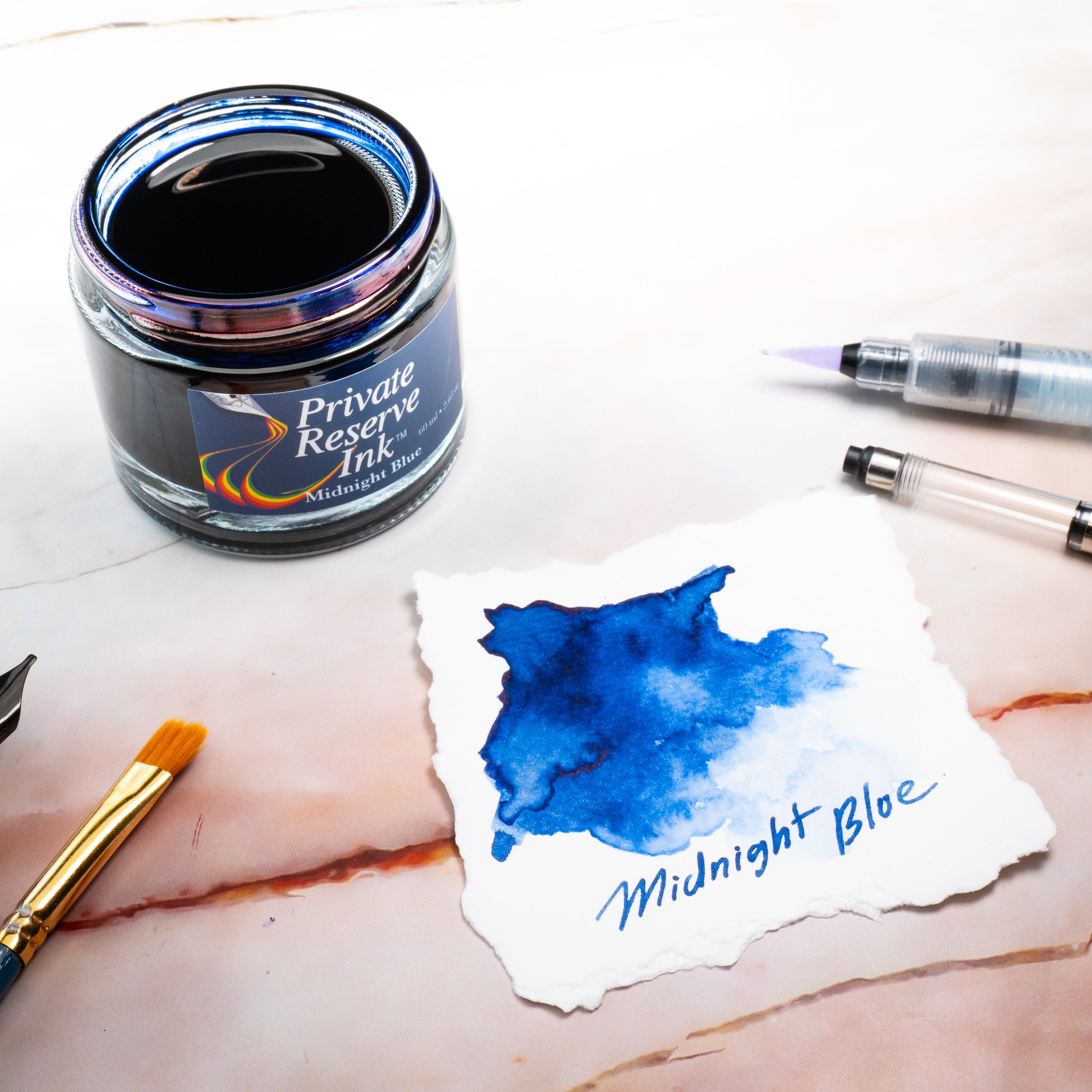 דיו כחול חצות Midnight Blue מחסניות (12 יחידות בקופסה שקופה)