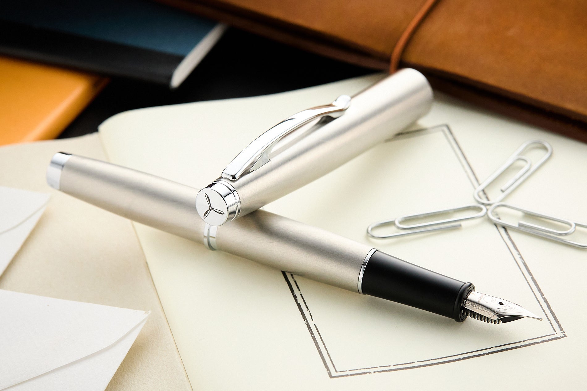 עט נובע Monteverde Dakota - פלדת אל-חלד Stainless Steel
