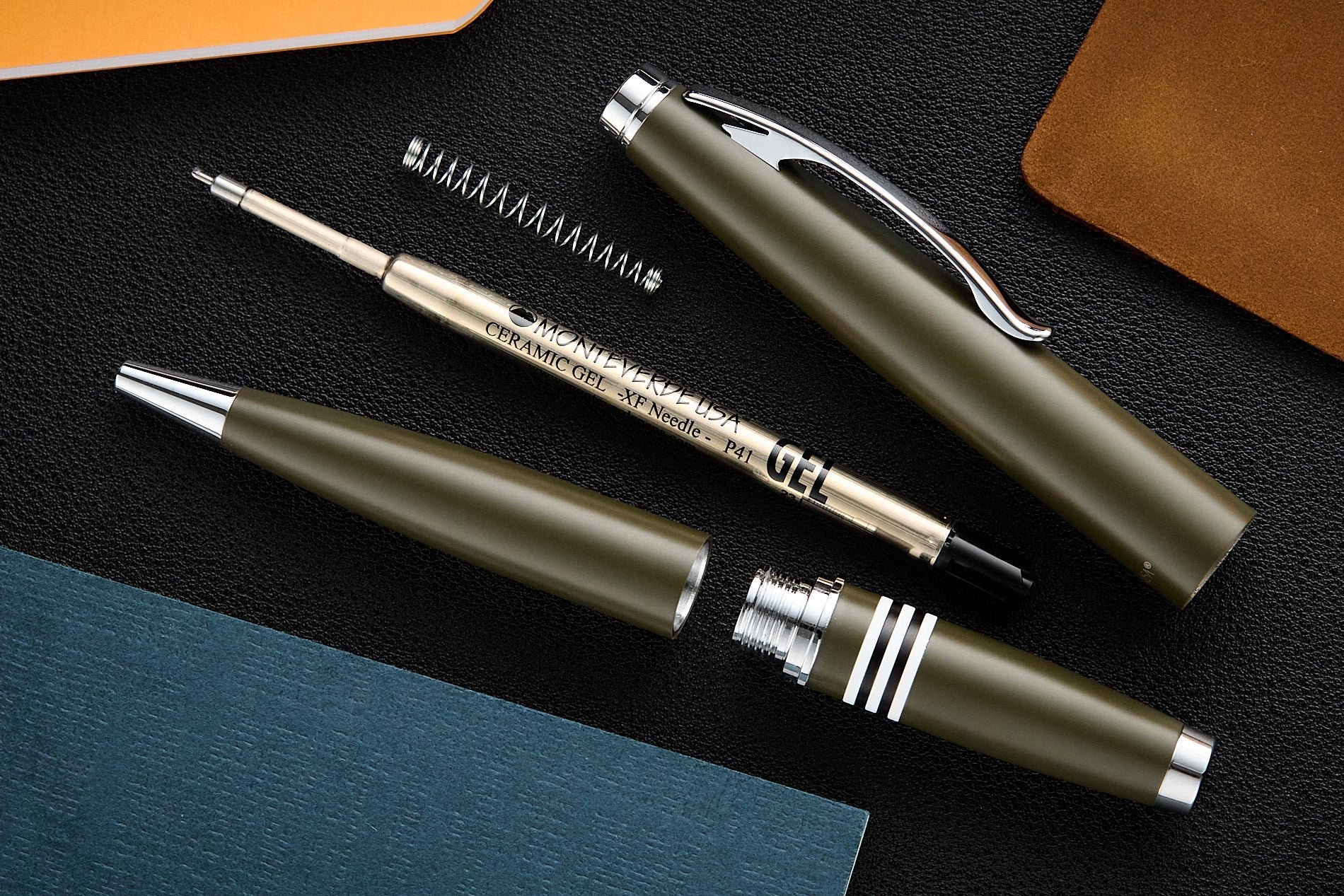 עט רולר Monteverde Dakota - ירוק צבאי Military Green