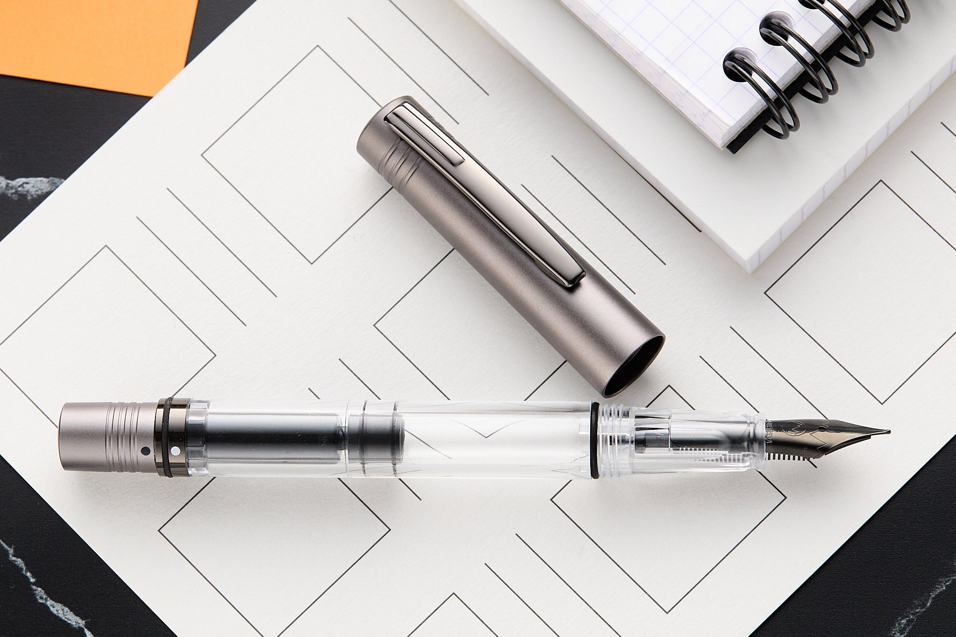 עט נובע Monteverde MP1 - אפור פחם Coal Grey