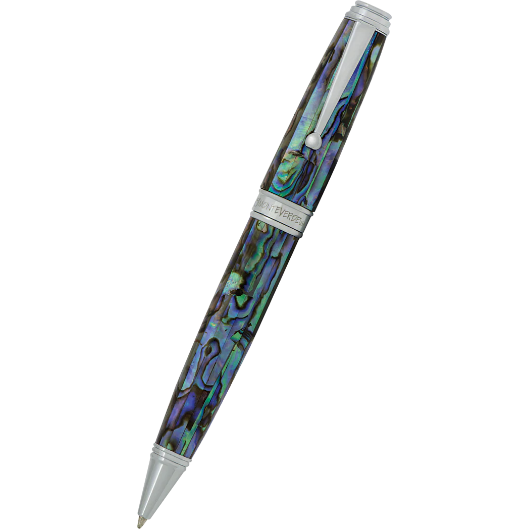 עט כדורי Monteverde Invincia Deluxe Abalone - כרום chrome