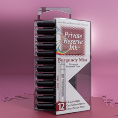 דיו בורגונדי Burgundy Mist מחסניות (12 יחידות בקופסה שקופה)