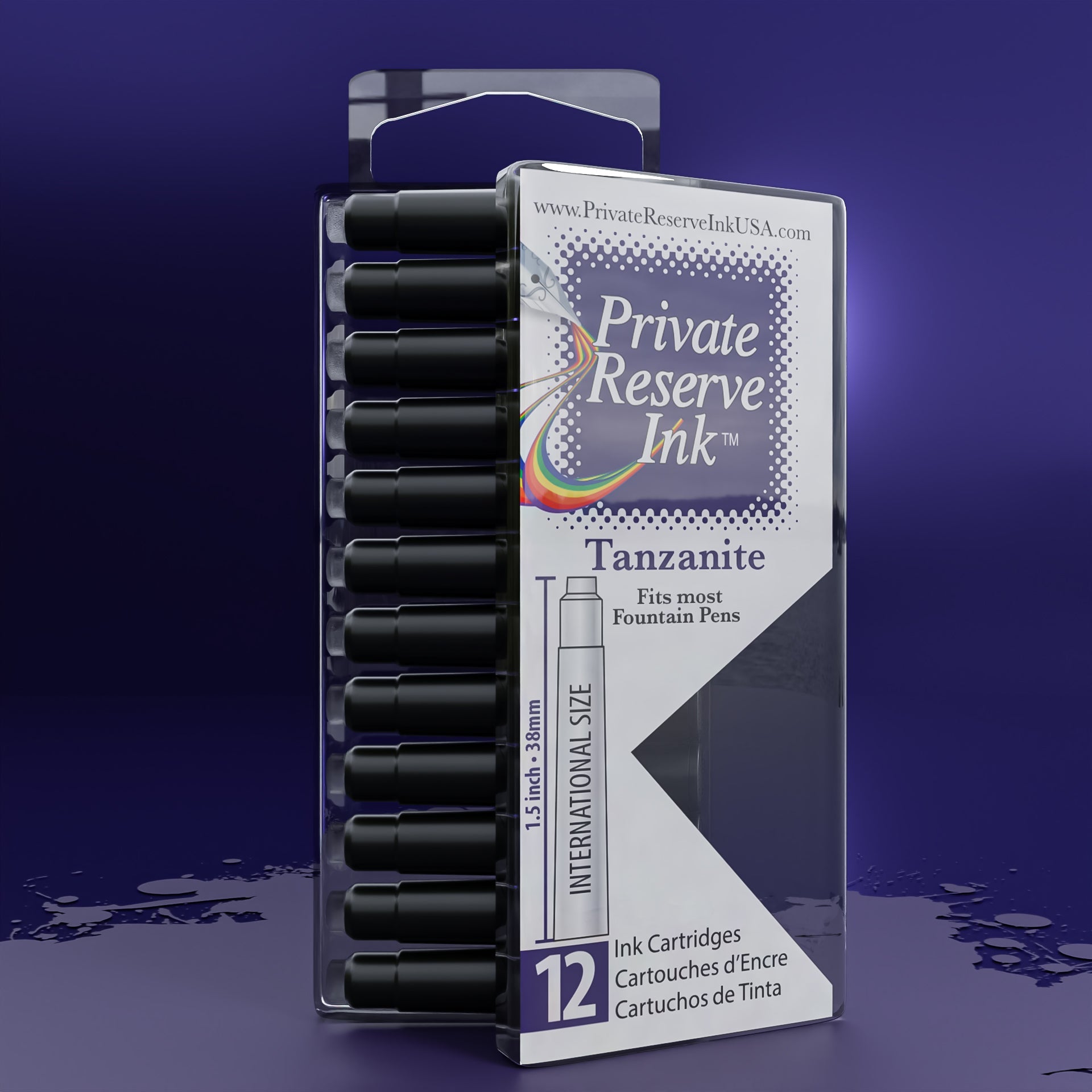 דיו טנזניט Tanzanite מחסניות (12 יחידות)