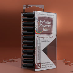 דיו אדום Vampire Red מחסניות (12 יחידות בקופסה שקופה)