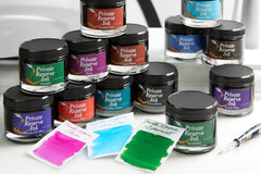 דיו Private Reserve כחול חצות Midnight Blue (ייבוש מהיר) בקבוק 60ml