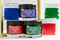 דיו Private Reserve כחול חצות Midnight Blue (ייבוש מהיר) בקבוק 60ml