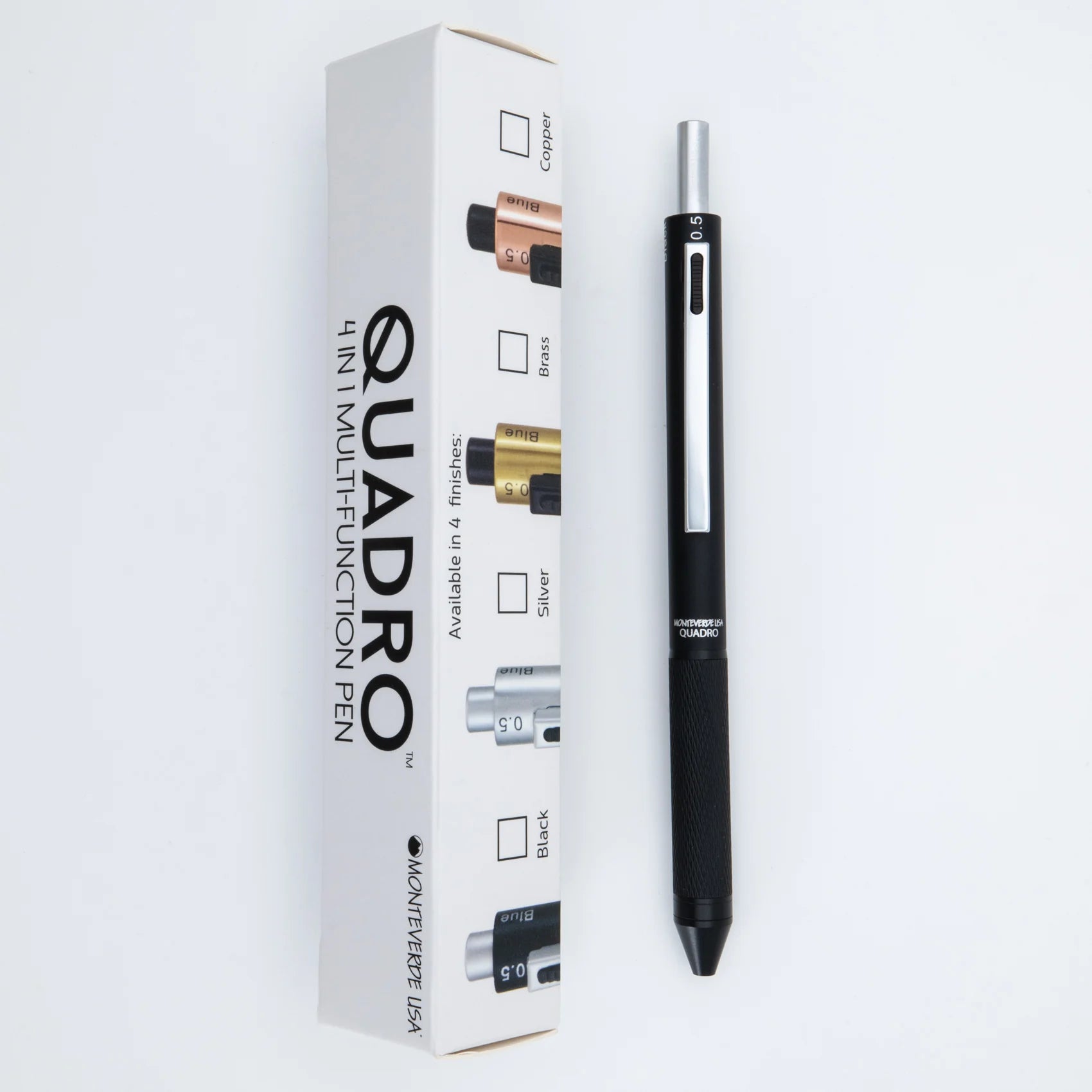 עט כדורי Monteverde Quadro - רב תכליתי 4 ב 1