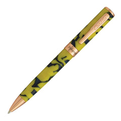 עט כדורי Conklin Stylograph Mosaic - צהוב/כחול Yellow/Blue