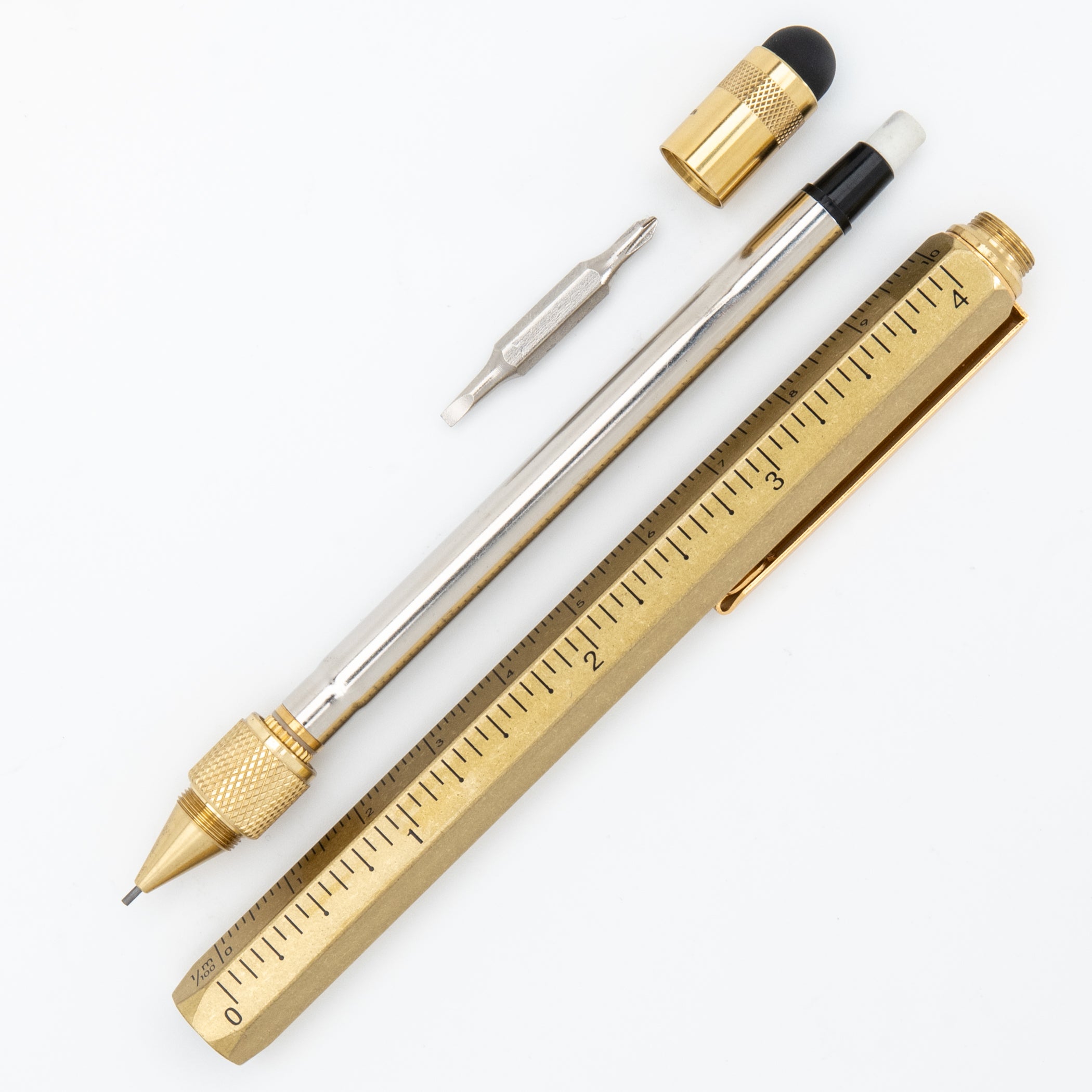 עפרון מכני Monteverde One Touch Stylus - פליז Brass