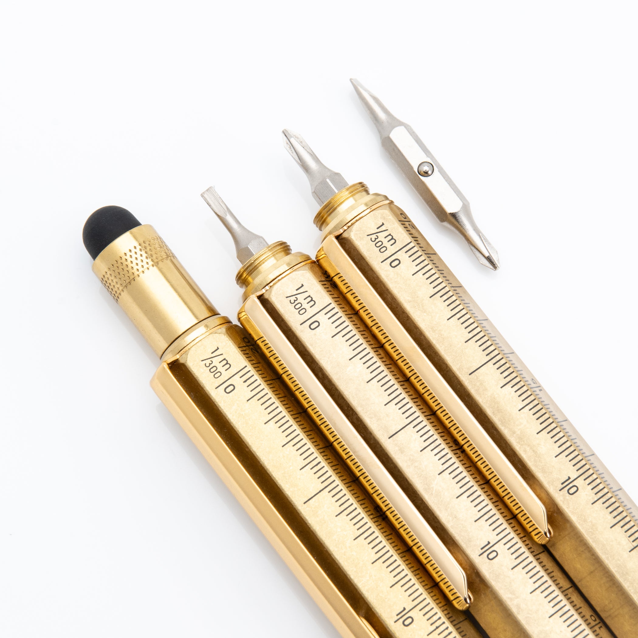 עפרון מכני Monteverde One Touch Stylus - פליז Brass